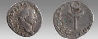 Italy Ar Denarius Vespasian. AD 69-79. AR Denarius (18mm, 3.35 g, 6h). Rome mint. Struck AD 74. La -