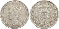 Niederlande, Königreich 1 Gulden 1914 Wilhelmina, 1890 - 1948 Besser als... 209.18 元 含税 ＋  83.67 元 运费