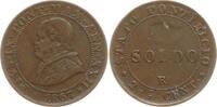 Vatikan 1/2 Soldo Pius IX., 1846 - 1878 -