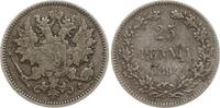 Finnland 25 Penniä Nikolaus II. von Russland, 1894 - 1917 -
