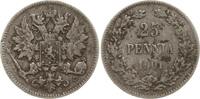 Finnland 25 Penniä Nikolaus II. von Russland, 1894 - 1917 -