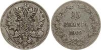 Finnland 25 Penniä Nikolaus II. von Russland, 1894 - 1917 -