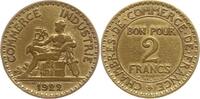 Frankreich, 3. Republik 2 Francs 1922 Chambre de Commerce Sehr schön, ge... 16.73 元 含税 ＋  83.67 元 运费