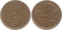 Niederlande, Königreich 1/2 Cent Wilhelmina, 1890 - 1948 -