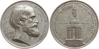 Kaiserreich Deutschland, Lippe-Detmold Zinnmedaille von Brehmer, auf die Fertigstellung des Hermannsdenkmals, Ernst von Bandel -