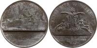 Frankreich, Kaiserreich, Paris, Stadt Große Zinkmedaille Napoleon III., 1852 - 1870, v. Caqué, Exposition Universelle, Ausstellungsgeb. -