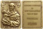 Portugal Bronzeplakette v. Cabral Antunes, Inauguracao do Lar de Santo Antonio, FERREIRIM -