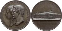 Frankreich, Kaiserreich, Paris, Stadt Große Zinkmedaille Napoleon III., 1852 - 1870, v. Caqué und Gervais, Exposition Universelle -