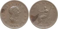 Großbritannien 1/2 Penny George III., 1760 - 1820 -