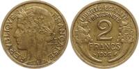 Frankreich, 3. Republik 2 Francs 1936 Morlon Gutes sehr schön, feine Kr. 16.73 元 含税 ＋  83.67 元 运费
