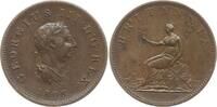 Großbritannien 1/2 Penny George III., 1760 - 1820 -