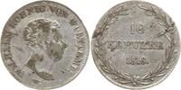 Württemberg, Königreich 10 Kreuzer Wilhelm I., 1816 - 1864 -