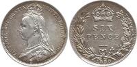 Großbritannien 6 Pence Victoria, 1837 - 1901 -