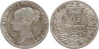 Großbritannien 6 Pence Victoria, 1837 - 1901 -