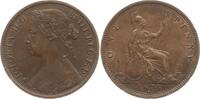 Großbritannien 1 Penny Victoria, 1837 - 1901, Heaton -