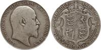 Großbritannien 1/2 Crown Edward VII., 1901 - 1910 -