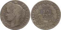 Frankreich, 3. Republik 50 Centimes Typ Cérès, Paris -