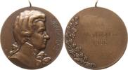 Siegen-Wittgenstein, Stadt Freudenberg Tragbare Bronzemedaille Wolfgang Amadeus Mozart, Prämienmedaille, Oberholzklau (Gravur) -