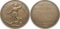 Belgien, Königreich, Brüssel, Stadt Bronzemedaille von J.C. Chaplain, auf die Befreiung der Stadt, Bürgermeister Adolphe Max -