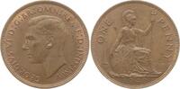 Großbritannien 1 Penny George VI., 1936 - 1952 -