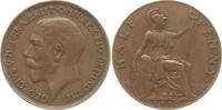 Großbritannien 1/2 Penny George V., 1910 - 1936 -