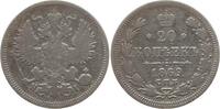Russland, Kaiserreich 20 Kopeken Alexander II., 1855 - 1881, St. Petersburg -