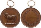 Belgien, Königreich Tragbare Bronzemedaille v. Jouvenel, Amelioration des Races Chevalines en Belgique / Luxembourg (Gravur) -