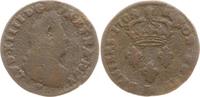 Frankreich, Königreich Deux deniers de Strasbourg Ludwig XIV., 1643 - 1715 -