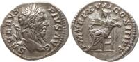 Römisches Kaiserreich Denar Septimius Severus, 193 - 211, Salus sitzt n.l. hält Schlange -
