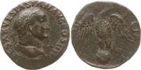 Römische Kaiserzeit As Vespasian, 69 - 79, Lyon, belorbeerter Kopf n.r. / Adler auf Globus blickt n.r. -