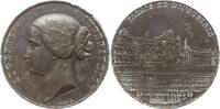 Frankreich, Kaiserreich, Paris, Stadt Zinnmedaille Napoleon III., 1852 - 1870, Exposition Universelle, Kaiserin Eugénie -
