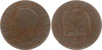 Frankreich, Kaiserreich 5 Centimes Napoleon III., 1852 - 1870, Straßburg -
