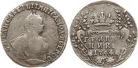 Russland 10 Kopeken (Grivennik) Elisabeth I., 1741 - 1761, Moskau Roter Münzhof -