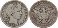 USA 1/4 Dollar (Barber Quarter) -