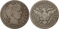 USA 1/4 Dollar (Barber Quarter) San Francisco -