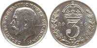 Großbritannien 3 Pence George V., 1910 - 1936 -