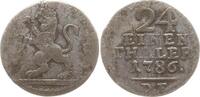 Hessen - Kassel 1/24 Taler 1786 Wilhelm IX., 1785 - 1803 Schön - sehr sc... 66.94 元 含税 ＋  83.67 元 运费