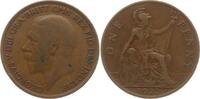 Großbritannien 1 Penny George V., 1910 - 1936 -
