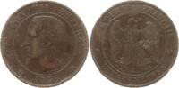 Frankreich, Kaiserreich 10 Centimes Napoleon III., 1852 - 1870, Bordeaux -