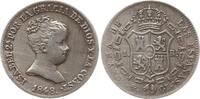 Spanien, Königreich 1 Real 1848 CL Isabel II., 1833 - 1868, Madrid Sehr ... 334.69 元 含税 ＋  83.67 元 运费