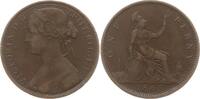 Großbritannien 1 Penny Victoria, 1837 - 1901 -