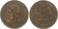 Frankreich, Kaiserreich 10 Centimes Napoleon III., 1852 - 1870, Paris -