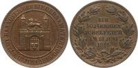 Königreich Hannover Bronzemedaille Georg V., 1851 - 1866, a.d. 50 Jahrfeier des Sieges über Napoleon bei Waterloo -