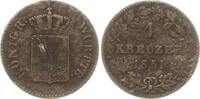 Württemberg, Königreich Kreuzer Wilhelm I., 1816 - 1864 -