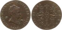 Spanien, Königreich 2 Maravedis Isabella II., 1833 - 1868, Segovia -