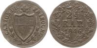 Schweiz - Freiburg, Kanton 2 1/2 Rappen -