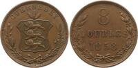 Großbritannien - Guernsey 8 Doubles Victoria, 1837 - 1901 -
