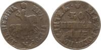 Russland 1 Kopeke Peter I., 1689 - 1725, Moskau, Kadashevsky Münzhof -