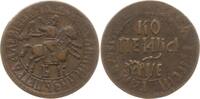 Russland 1 Kopeke Peter I., 1689 - 1725, Moskau, Naberezhny Münzhof -