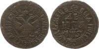 Russland Denga (1/2 Kopeke) Peter I., 1689 - 1725, Moskau, Naberezhny Mint -